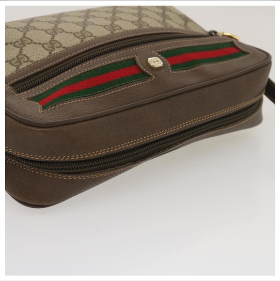 ❣️Gucci GG Canvas Web Sherry Line Shoulder Bag❣️ - Picture 4 of 16